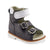 Hero Image for CHARCOAL ADRIAN dark grey orthopaedic high-top sandals