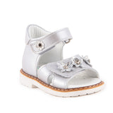 Hero Image for ROSIE TIN TIN silver orthopaedic sandals